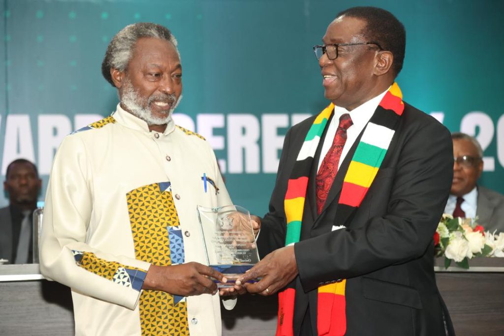 Prof. M. Rukuni Named Overall Best Performing Board Chairperson